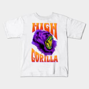 HIGH GORILLA Kids T-Shirt